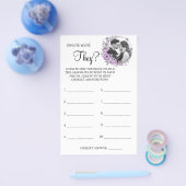 オーキッドウィズブライダルシャワーゲームカード チラシ (シングル)