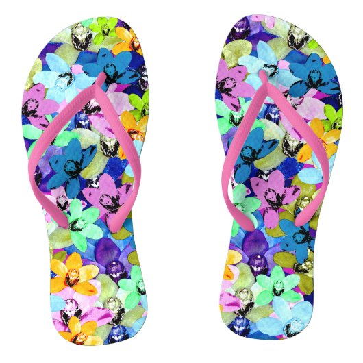 オーキッドエクストラバガンザウォーターカラー、ビーチサンダル ビーチサンダル (ソール)