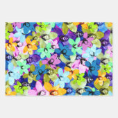 オーキッドエクストラバガンザ水彩贈答用ラップシート ラッピングペーパーシート (正面)