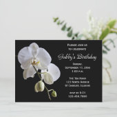 オーキッドオンブラックバースデーパーティー 招待状 (スタンド正面)