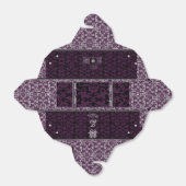 オーキッドグレー中国のブロケッ結婚ドのテイクアウト フェイバーボックス (折り畳みなし)