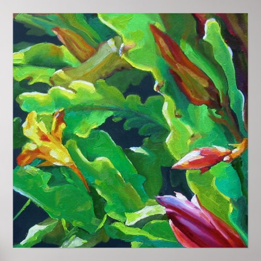 オーキッドサボテン4 ポスター (正面)