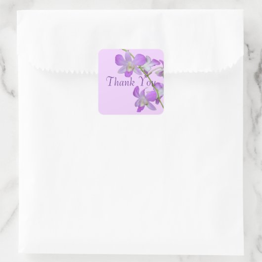 オーキッドサンキューパープルラベンダー スクエアシール (バッグ)
