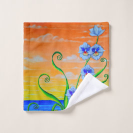 オーキッドサンセット ウォッシュタオル