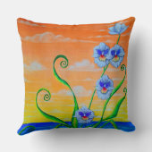オーキッドサンセット クッション (裏面)