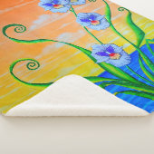 オーキッドサンセット シェルパブランケット (3/4)