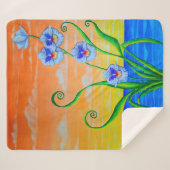 オーキッドサンセット シェルパブランケット (正面(横))