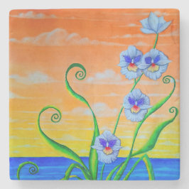 オーキッドサンセット ストーンコースター