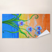 オーキッドサンセット バスタオル (バスタオル)