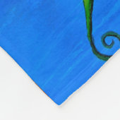 オーキッドサンセット フリースブランケット (角)