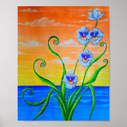 オーキッドサンセット ポスター (正面)