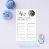 オーキッドザエプロンブライダルシャワーゲームカード チラシ (シングル)