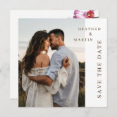 オーキッドシモダンック写結婚真 セーブザデート (正面/裏面)