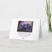 オーキッドジャングルアートカード カード (裏面)