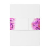 オーキッドスタイルのルーズウォーターの色の固定バンド 招待状ベリーバンド (裏面例)