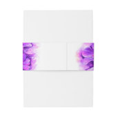 オーキッドスタイルのルーズウォーターの色の固定バンド 招待状ベリーバンド (裏面例)