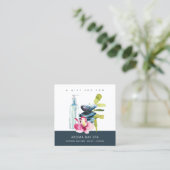 オーキッドストーンスパマッサージセラピーギフト券 スクエア名刺 (スタンド正面)