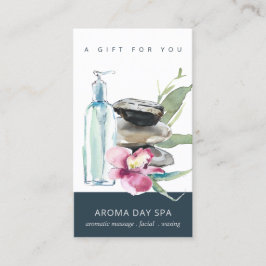 オーキッドストーンスパマッサージセラピーギフト券 名刺