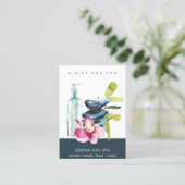 オーキッドストーンスパマッサージセラピーギフト券 名刺 (スタンド正面)