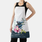 オーキッドストーン海軍の水色スパマッサージセラピー エプロン (インサイチュ)