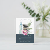 オーキッドストーン海軍の水色スパマッサージセラピー 予約カード (スタンド正面)