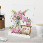 オーキッドスパリゾート | ようこそ 台座サイン (インサイチュ)