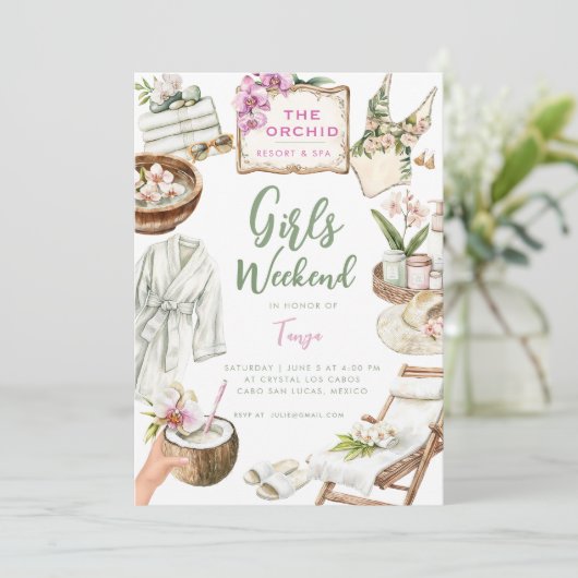 オーキッドスパ週末 招待状 (スタンド正面)