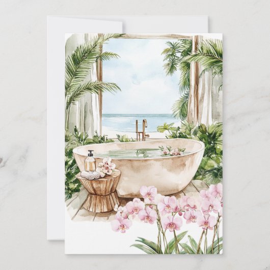 オーキッドスパ週末 招待状 (裏面)