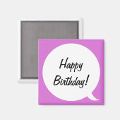 オーキッドスピーチバブル2 マグネット (正面/裏面)