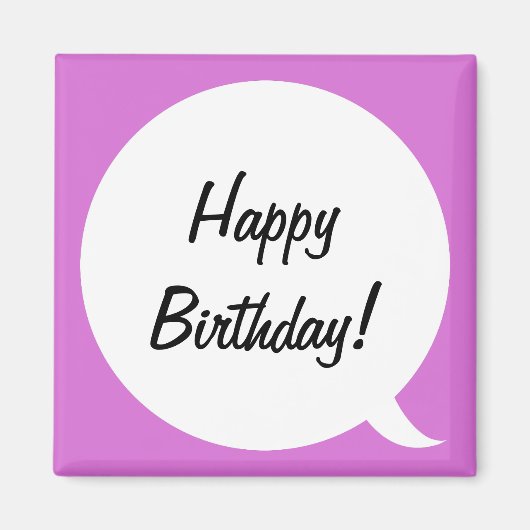 オーキッドスピーチバブル2 マグネット (正面)