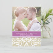 オーキッドタンフォト結婚の誓い更新招待状 招待状 (スタンド正面)