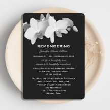 オーキッドデスアニバーサリー招待状