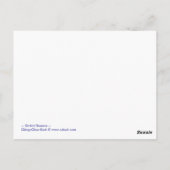 オーキッドドリームズハガキ ポストカード (裏面)