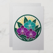 オーキッドナイツアットニューヨーク植物園 招待状 (正面/裏面)