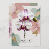 オーキッドナイツアットニューヨーク植物園 招待状 (正面/裏面)