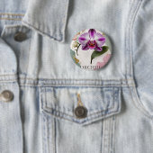 オーキッドナイトニューヨーク植物園BUTTON，オーチ 缶バッジ (インサイチュ)