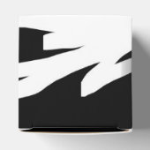 オーキッドノワール：抽象芸術ブラック&ホワイト フェイバーボックス (上部)