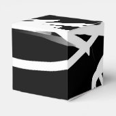 オーキッドノワール：抽象芸術ブラック&ホワイト フェイバーボックス (裏面サイド)