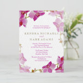 オーキッドパラダイス結婚式招待状 招待状 (スタンド正面)