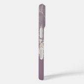 オーキッドパープルホワイトレースフローラ Case-Mate iPhoneケース (裏面 / 右)