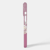 オーキッドピンクホワイトレースフローラ Case-Mate iPhoneケース (裏面 / 左)