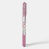 オーキッドピンクホワイトレースフローラ Case-Mate iPhoneケース (裏面 / 右)