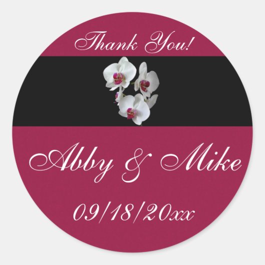 オーキッドファンタジー ラウンドシール (正面)