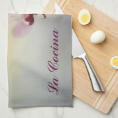 オーキッドフォト絵画のキッチンタオル キッチンタオル (四つ折り)