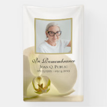 オーキッドフラワーオンホワイトお祝いの葬式