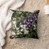 オーキッドフラワーガーデン写真枕 クッション (ブランケット)