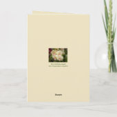 オーキッドフラワーズアンニバシャーカードフォー叔母&アンクル カード (裏面)