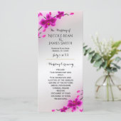 オーキッドフラワーズエレガントフローラ結婚式 プログラム (スタンド正面)