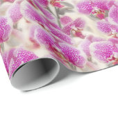 オーキッドフラワーズピンクフローラ ラッピングペーパー (ロールコーナー)