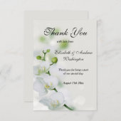 オーキッドフラワーズ結婚ーズ サンキューカード (正面/裏面)